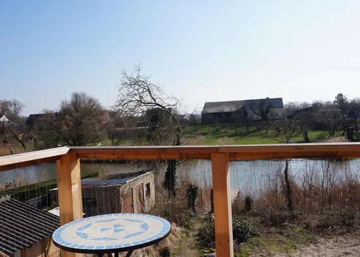 Og Am Fluss Mit Balkon - Ein Himmlischer Ausblick Lejlighed