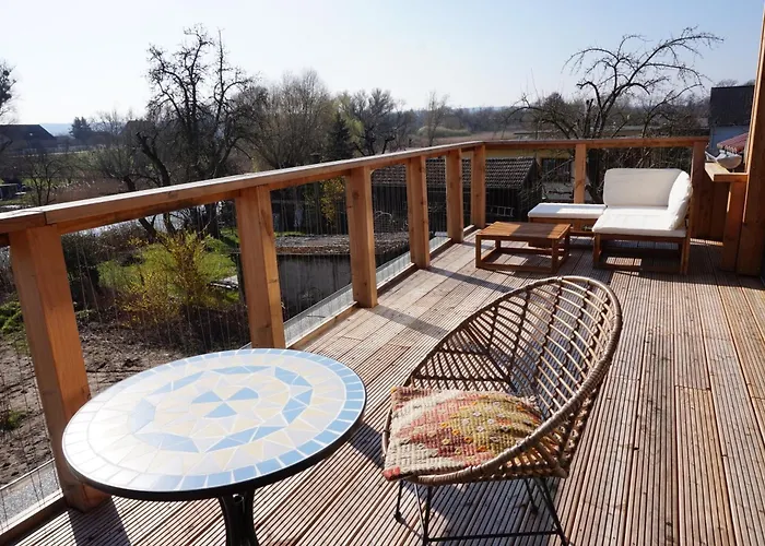 Lejlighed Og Am Fluss Mit Balkon - Ein Himmlischer Ausblick *